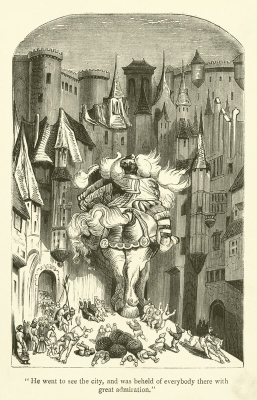 Ilustración para las obras de Rabelais de Gustave after Dore