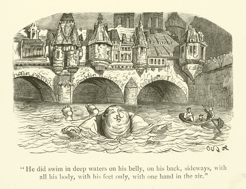 Ilustración para las obras de Rabelais de Gustave after Dore
