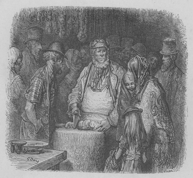 El Carnicero en el Ejercicio de sus Funciones de Gustave after Dore