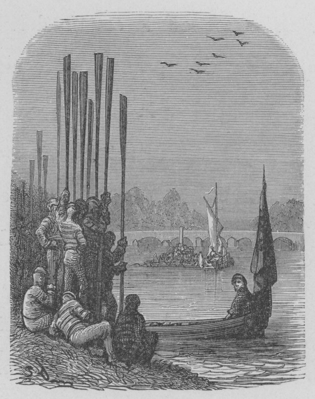 Las Regatas, Esperando de Gustave after Dore