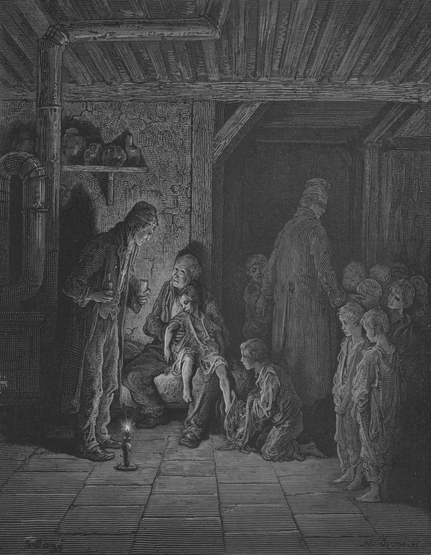 Una Casa de Refugio de Gustave after Dore