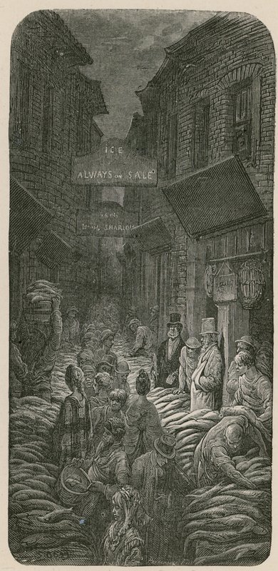 Dark Horse Lane, Billingsgate de Gustave Dore