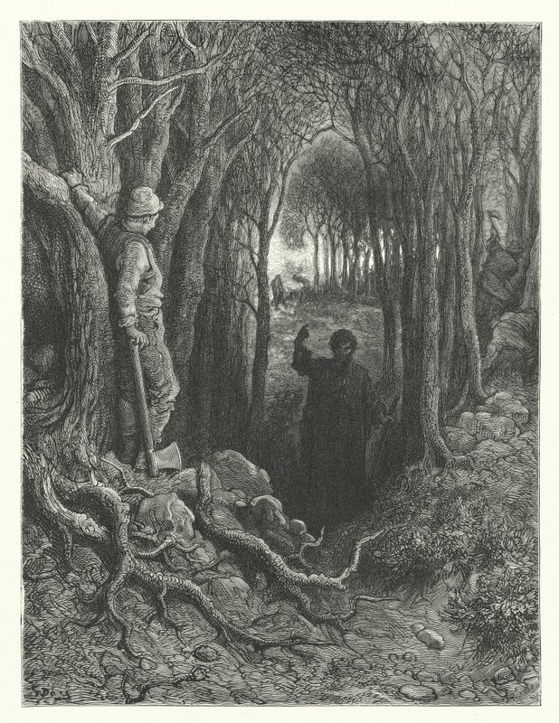 Ilustración de Gustave Dore para Rime of the Ancient Mariner de Coleridge (grabado) de Gustave Dore