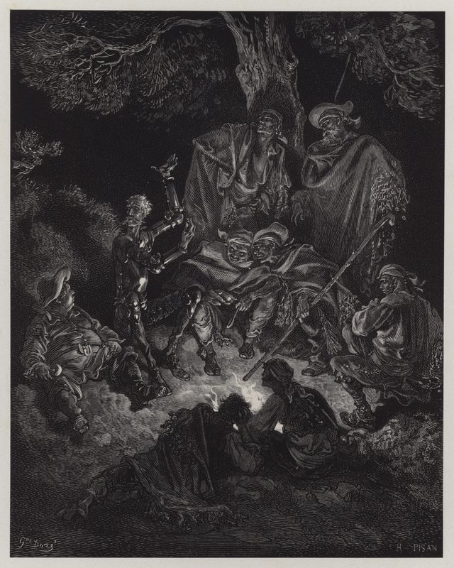 Ilustración de Don Quijote de la Mancha de Gustave Dore