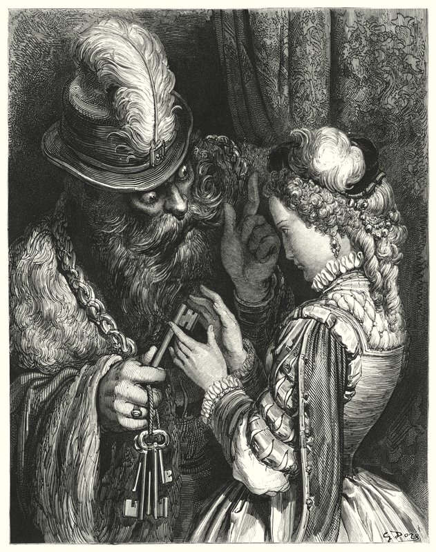 La Barba Azul de Gustave Dore