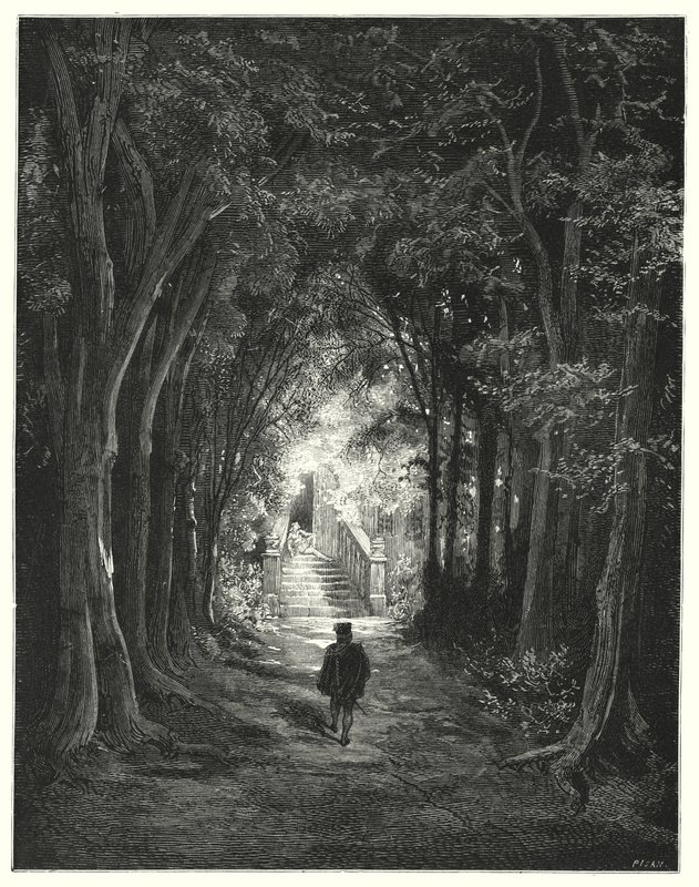 La Bella Durmiente (grabado) de Gustave Dore