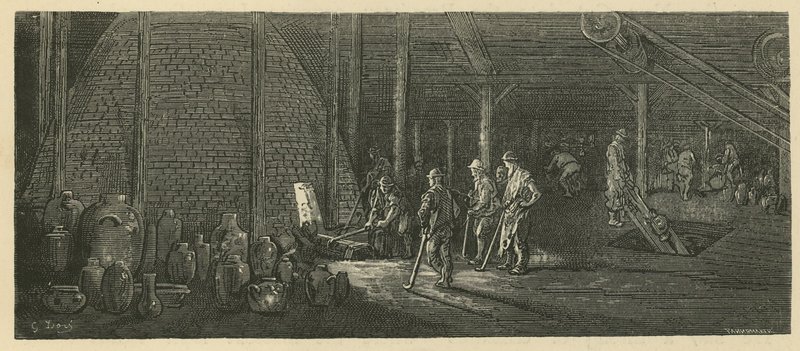 Cerámicas de Lambeth de Gustave Dore