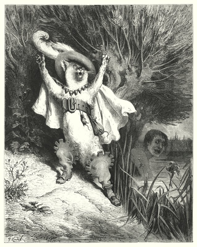 El Gato con Botas de Gustave Dore