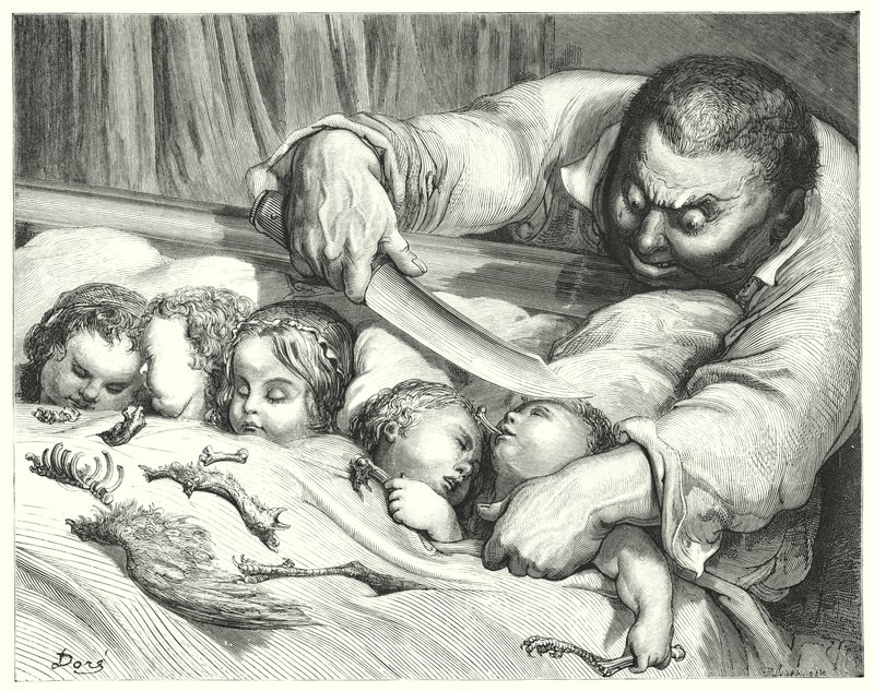 El Pequeño Pulgarcito de Gustave Dore