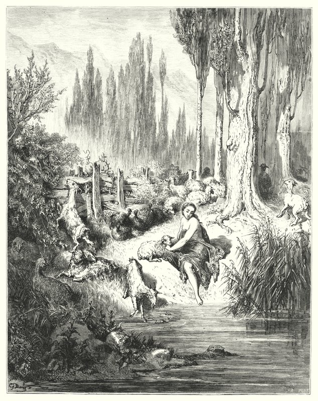 Piel de asno de Gustave Dore