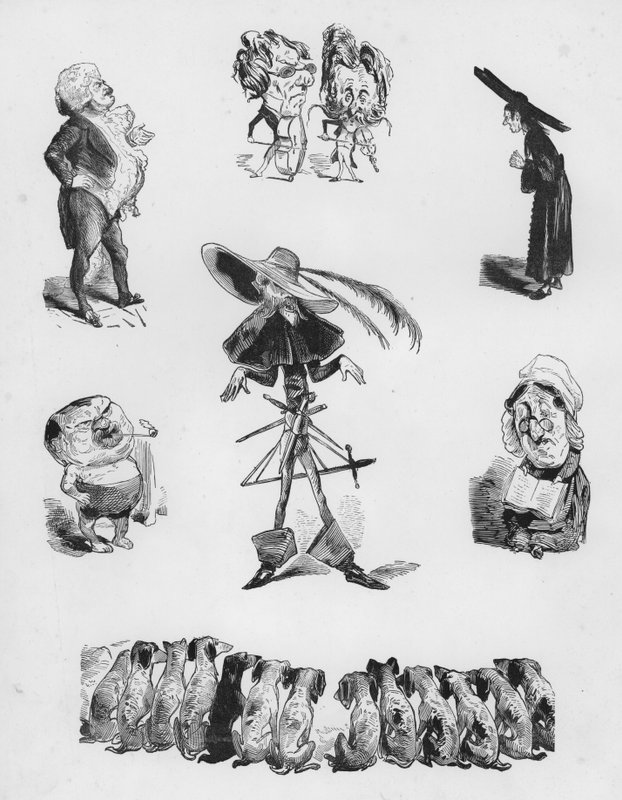 Bocetos Humorísticos y Grotescos por Gustave Doré de Gustave Dore