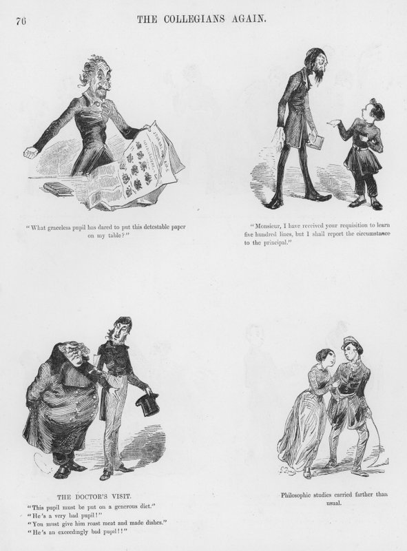 Bocetos humorísticos y grotescos de Gustave Doré de Gustave Dore