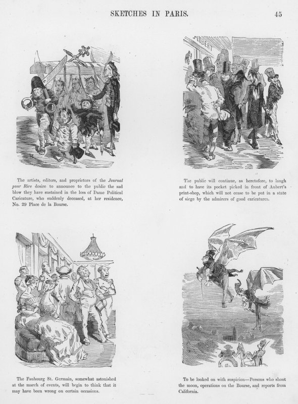 Bocetos humorísticos y grotescos de Gustave Doré de Gustave Dore
