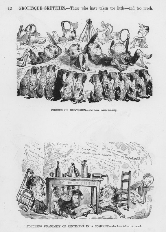 Bocetos humorísticos y grotescos por Gustave Doré de Gustave Dore