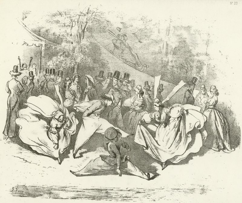 Diez años después o un cambio de moda 1840 de Gustave Dore