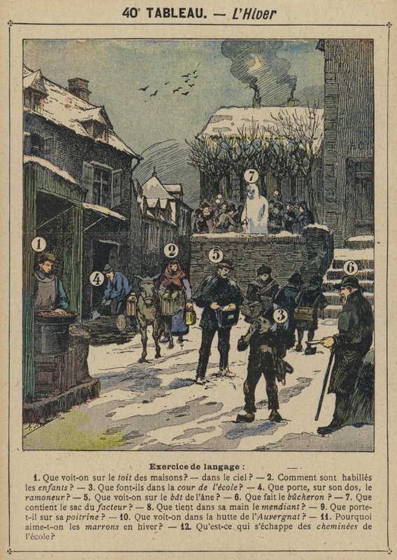 El invierno de Gustave Fraipont