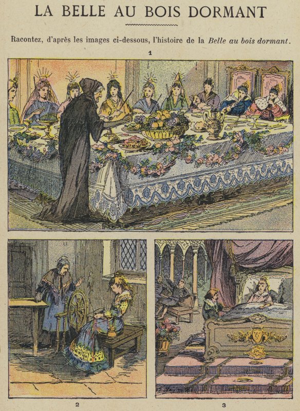 La Bella Durmiente de Gustave Fraipont