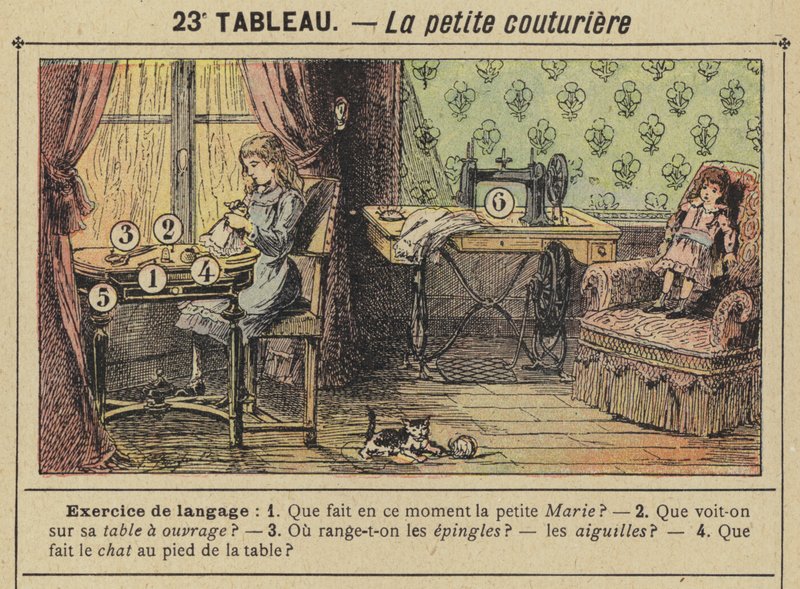 La pequeña costurera de Gustave Fraipont