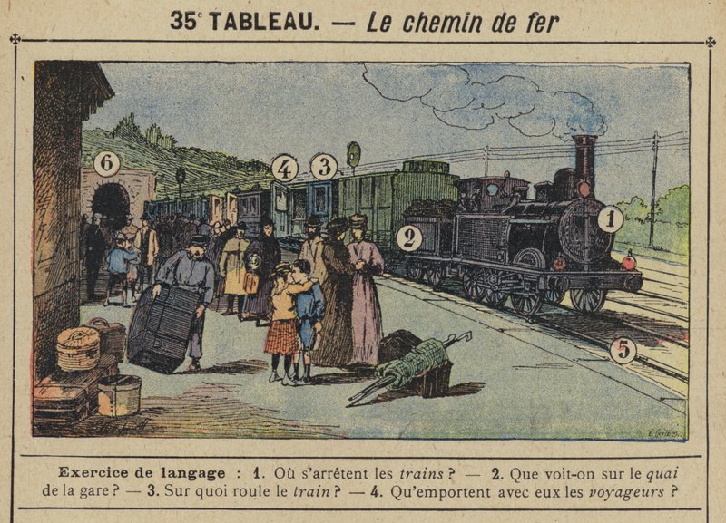 El ferrocarril de Gustave Fraipont