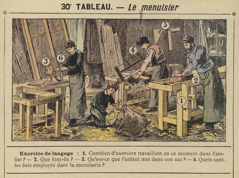 El carpintero de Gustave Fraipont