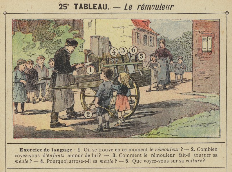 El afilador de Gustave Fraipont