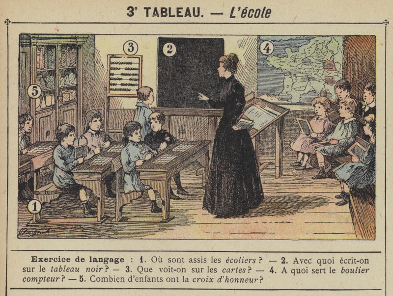 La escuela de Gustave Fraipont