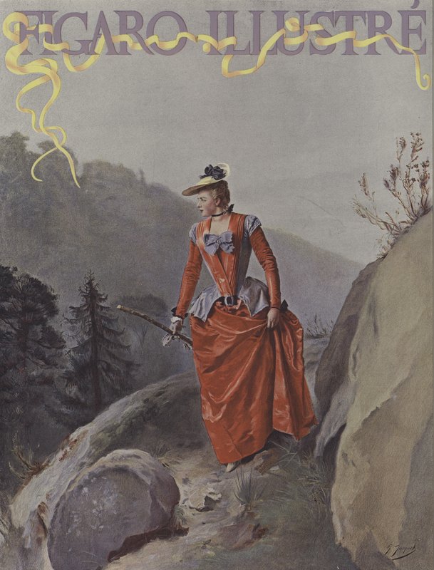 Portada de Le Figaro Illustré, agosto de 1891 de Gustave Jacquet