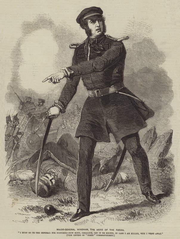 Mayor-General Windham, el héroe del Redan de Gustave Janet
