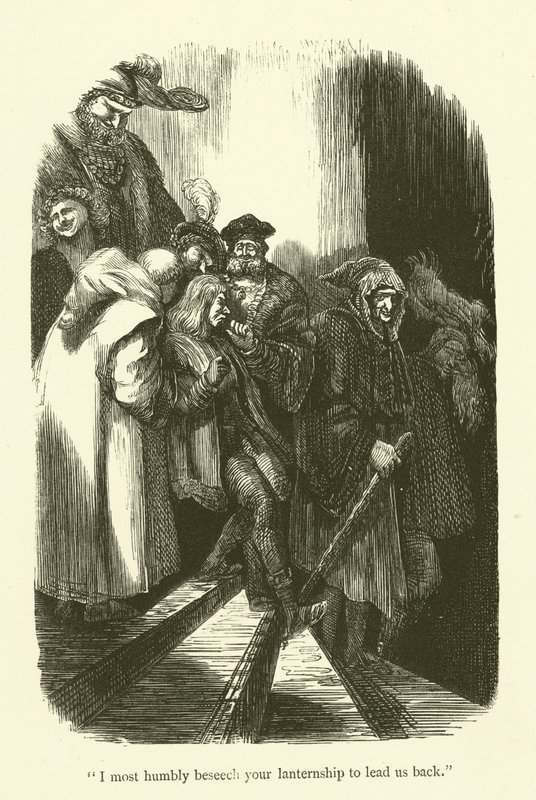Ilustración para las obras de Rabelais de Gustave after Dore