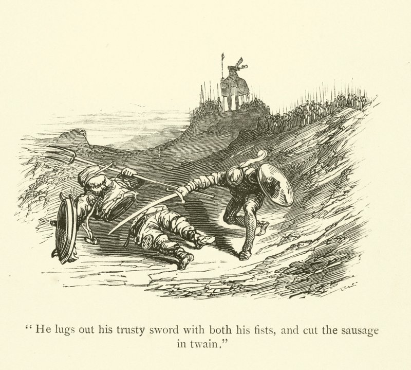 Ilustración para las obras de Rabelais de Gustave after Dore
