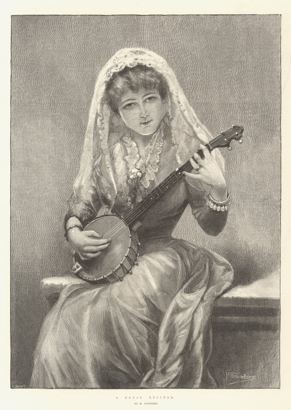 Recital de banjo de H. Saunders