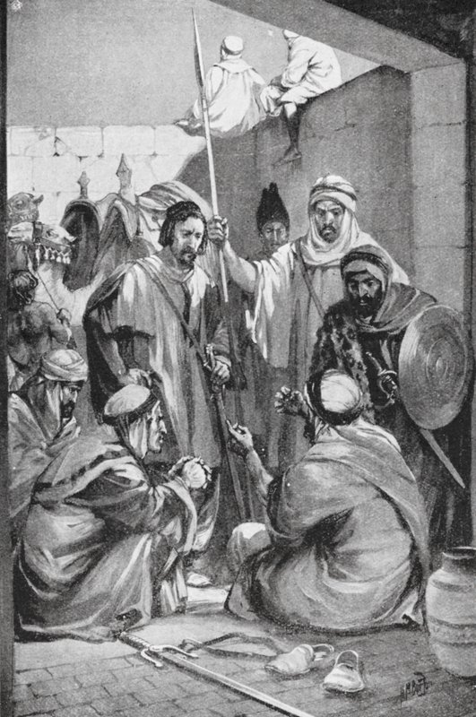 Árabes planeando una revuelta (litografía) de H. M. (after) Burton