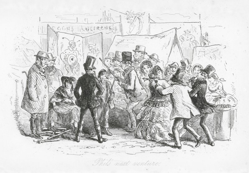 Las calles de Londres: La próxima aventura de Phil (grabado) de Hablot Knight (1815 92) Browne