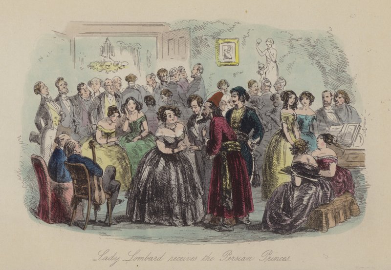 Ilustración de Lewis Arundel o El Ferrocarril de la Vida de Frank E Smedley de after Hablot Knight Browne