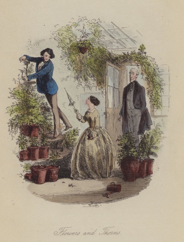 Ilustración de Lewis Arundel o El Ferrocarril de la Vida de Frank E Smedley de after Hablot Knight Browne
