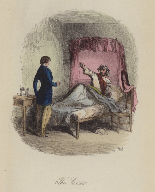 Ilustración de Lewis Arundel o El Ferrocarril de la Vida por Frank E Smedley de after Hablot Knight Browne