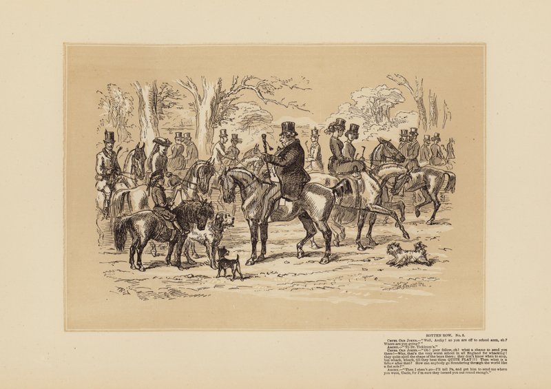 Rotten Row, No 5, What a Shame it is (grabado) de Hablot Knight (1815 92) Browne