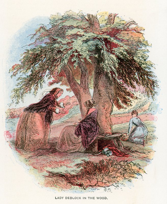 Ilustración para Casa Desolada de Hablot Knight Browne