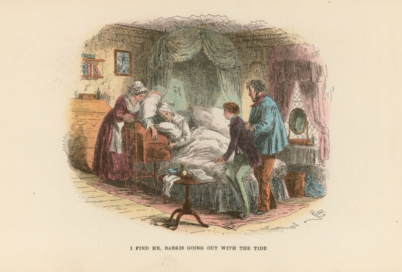 Ilustración para David Copperfield de Hablot Knight Browne