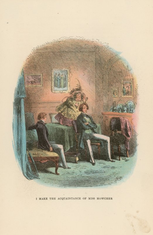 Ilustración para David Copperfield de Hablot Knight Browne