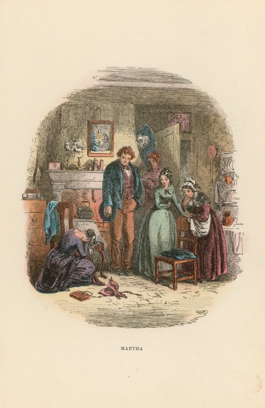 Ilustración para David Copperfield de Hablot Knight Browne