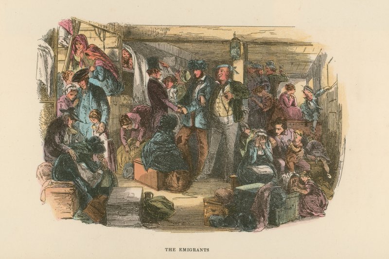 Ilustración para David Copperfield de Hablot Knight Browne