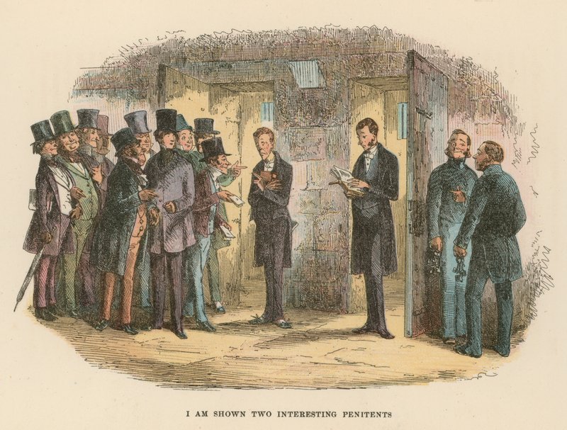 Ilustración para David Copperfield de Hablot Knight Browne