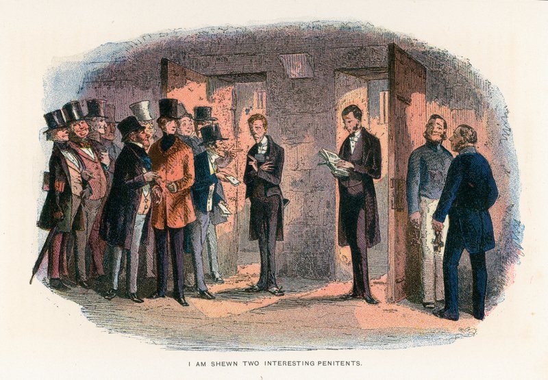 Ilustración para David Copperfield de Hablot Knight Browne