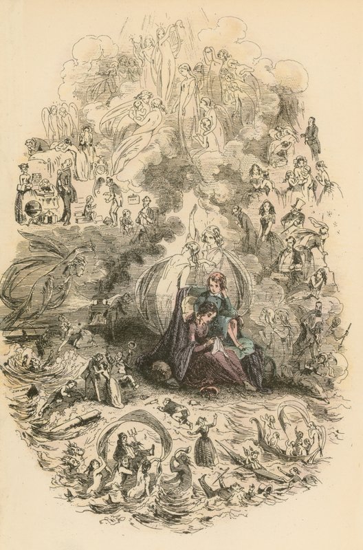 Ilustración para Dombey e hijo de Hablot Knight Browne