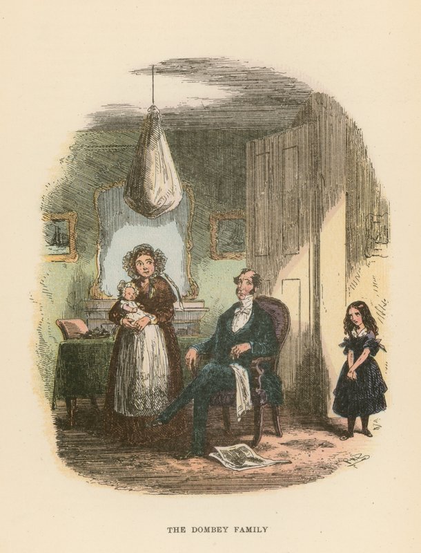 Ilustración para Dombey e hijo de Hablot Knight Browne
