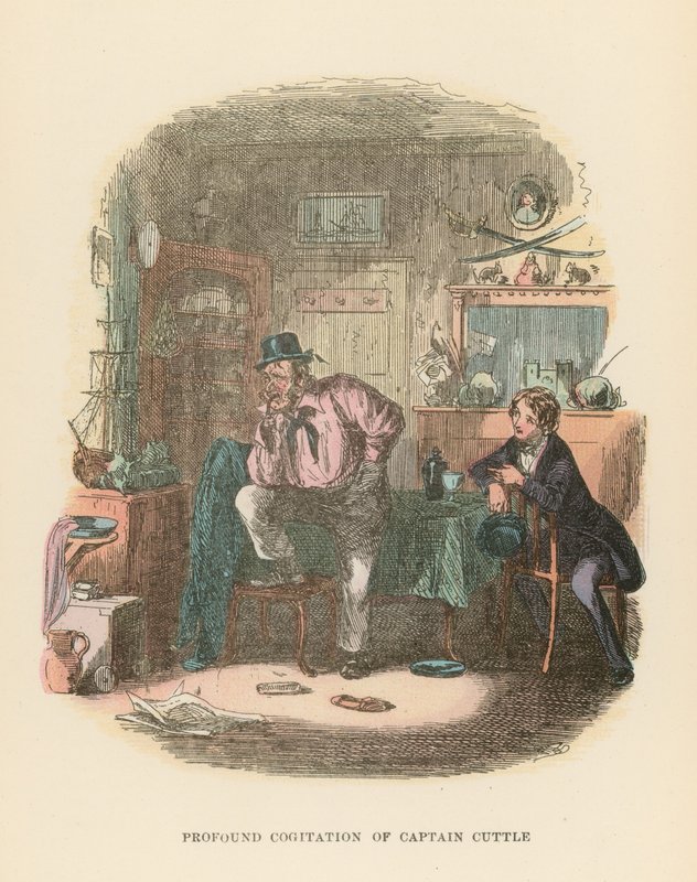 Ilustración para Dombey e hijo de Hablot Knight Browne