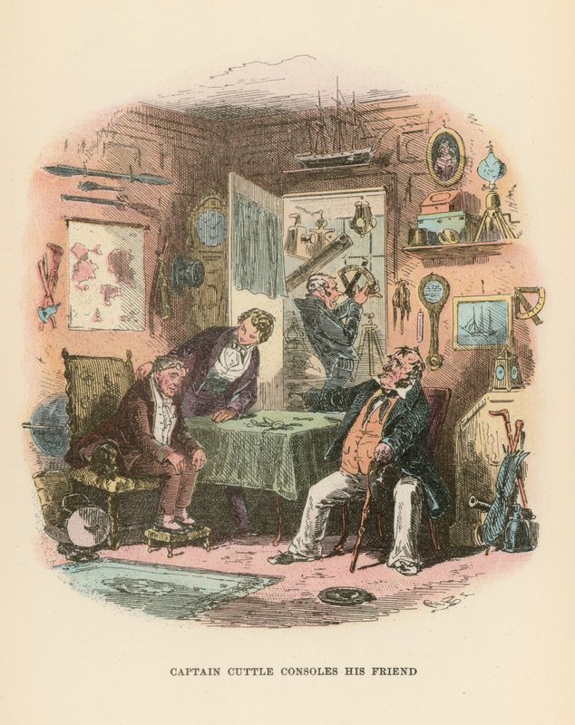 Ilustración para Dombey e hijo de Hablot Knight Browne