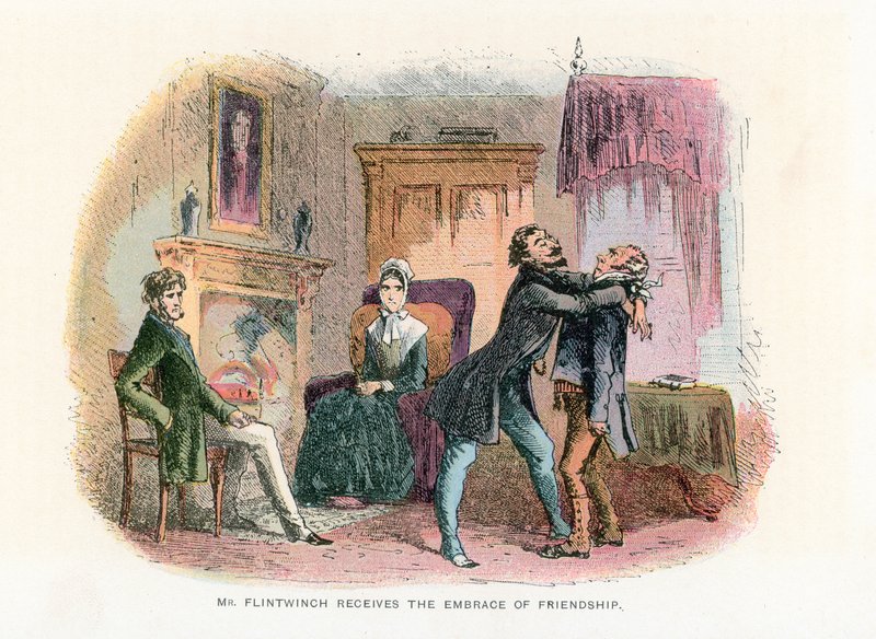 Ilustración para Little Dorrit de Hablot Knight Browne