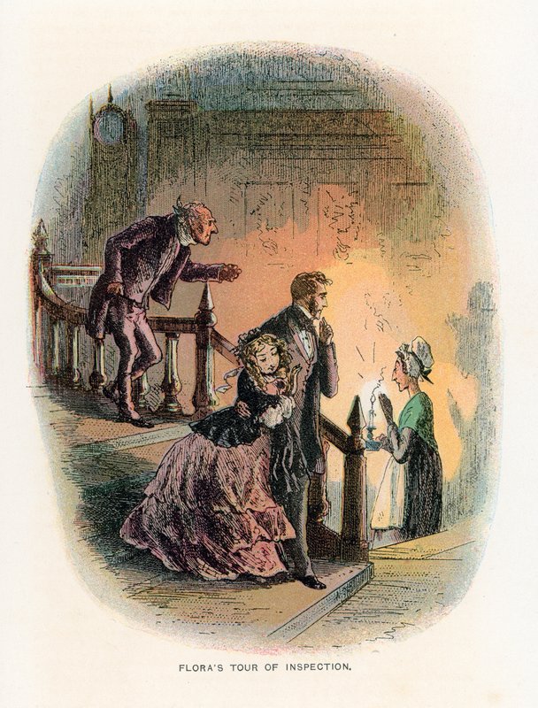 Ilustración para Little Dorrit de Hablot Knight Browne